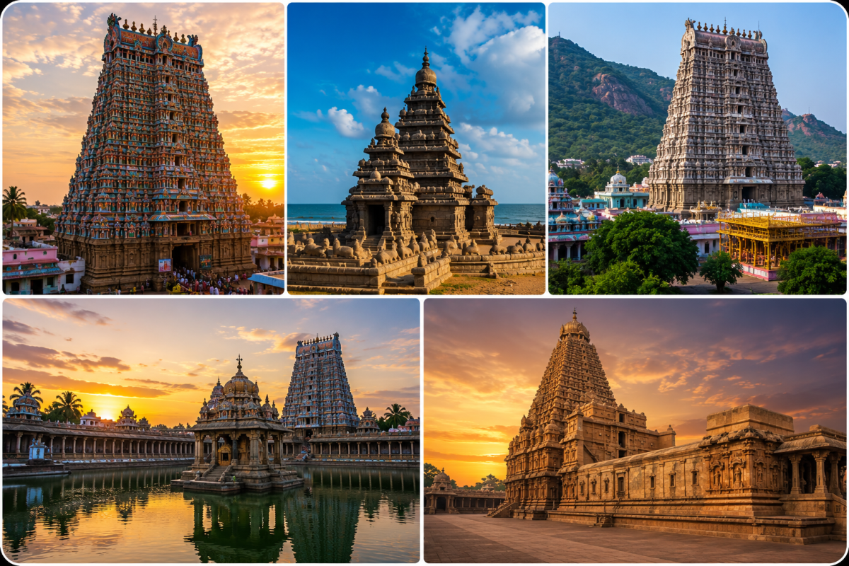 Tamil Nadu Famous Temples Tour Package